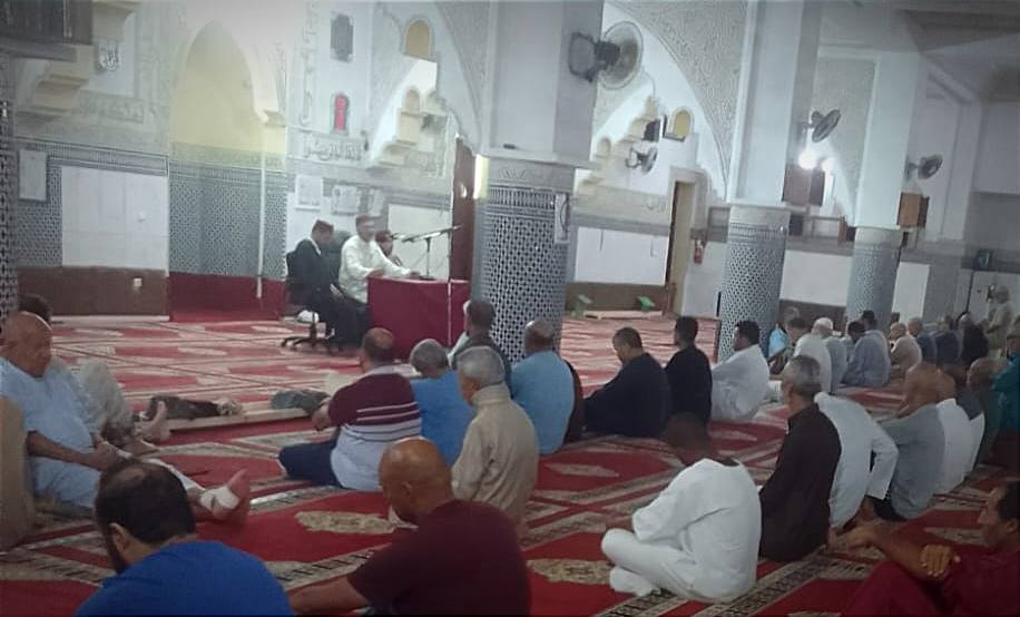 صور من الندوة العلمية بمسجد الضحى (عين السبع) بعنوان: "عيد العرش المجيد...عبر ودلالات" الت