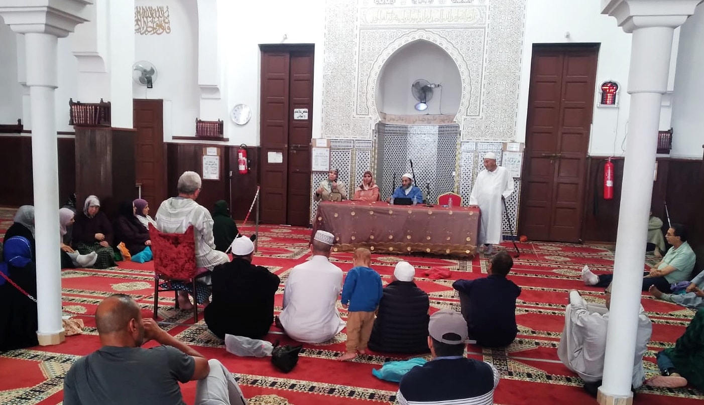 دروس تأطير الحجاج بمسجد المملكة العربية السعودية بالحي المحمدي لموسم 1447هـ / 2026م
